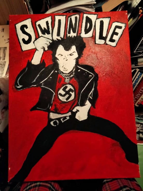 SID VICIOUS, Anarchist, Rock and Roll GIMMICK. The Great Rock and Roll Swindle